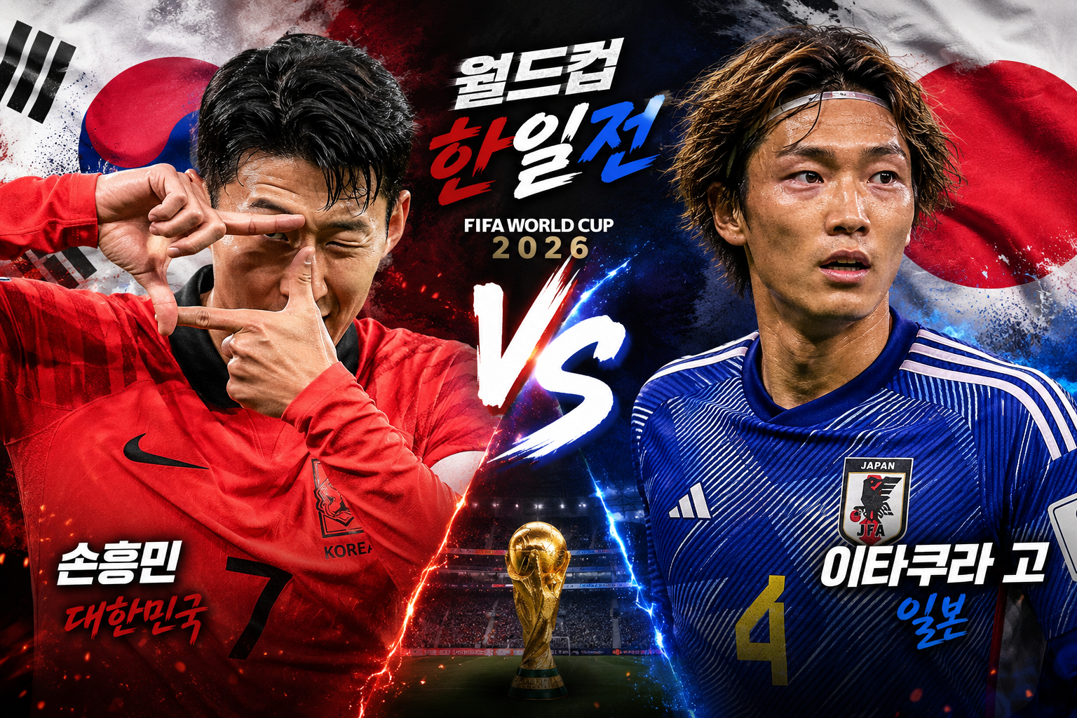 월드컵 한일전 이미지